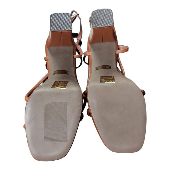 Jeffrey Campbell Aperitif Faux Leather Ankle‎ Strap Platform Sandals Women's 8.5 - Picture 8 of 10